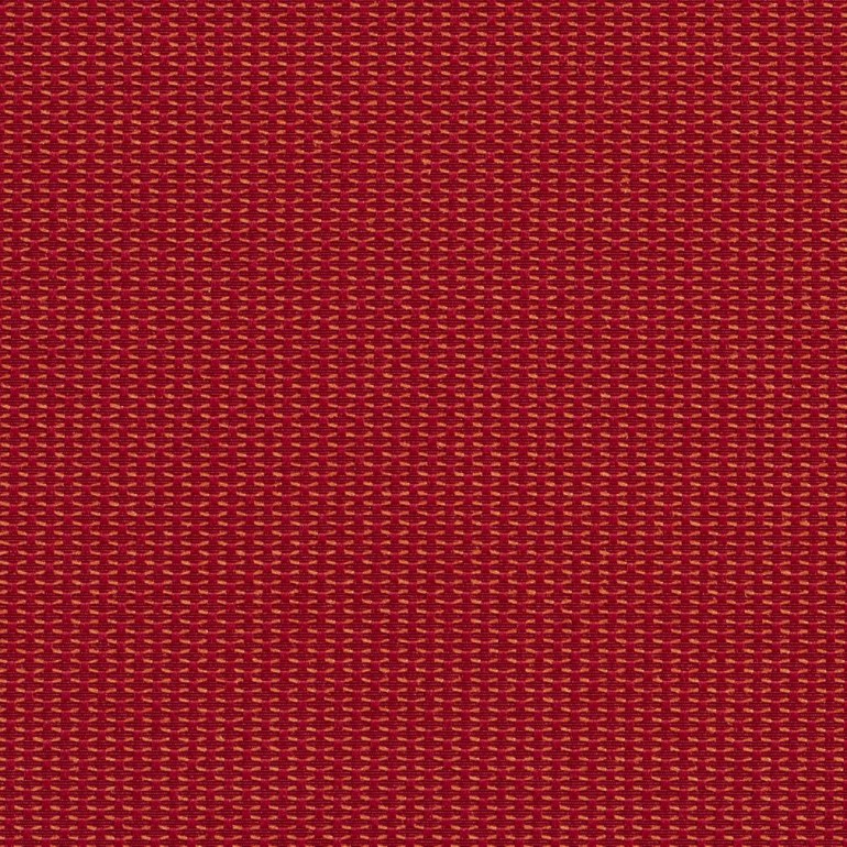 A Cherry Red Small Stitched Diamonds Contract Grade Upholstery Fabric