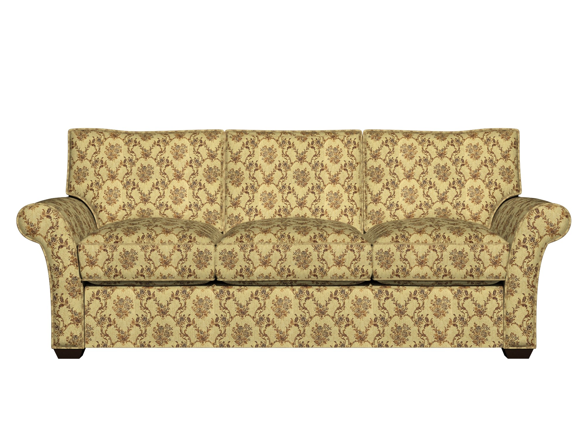 IVORY BEIGE GOLD Metallic Floral Brocade Upholstery Drapery Fabric (11 –  handtfabrics