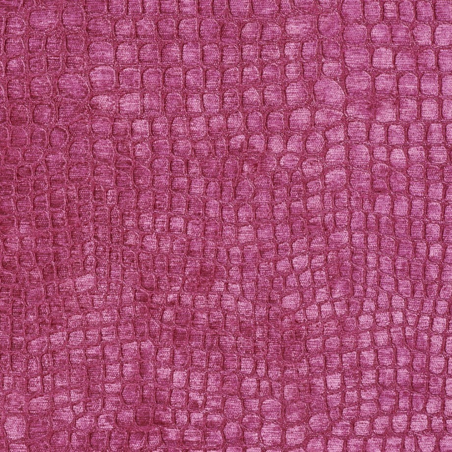 A0151h Fuchsia Alligator Woven Velvet Upholstery Fabric