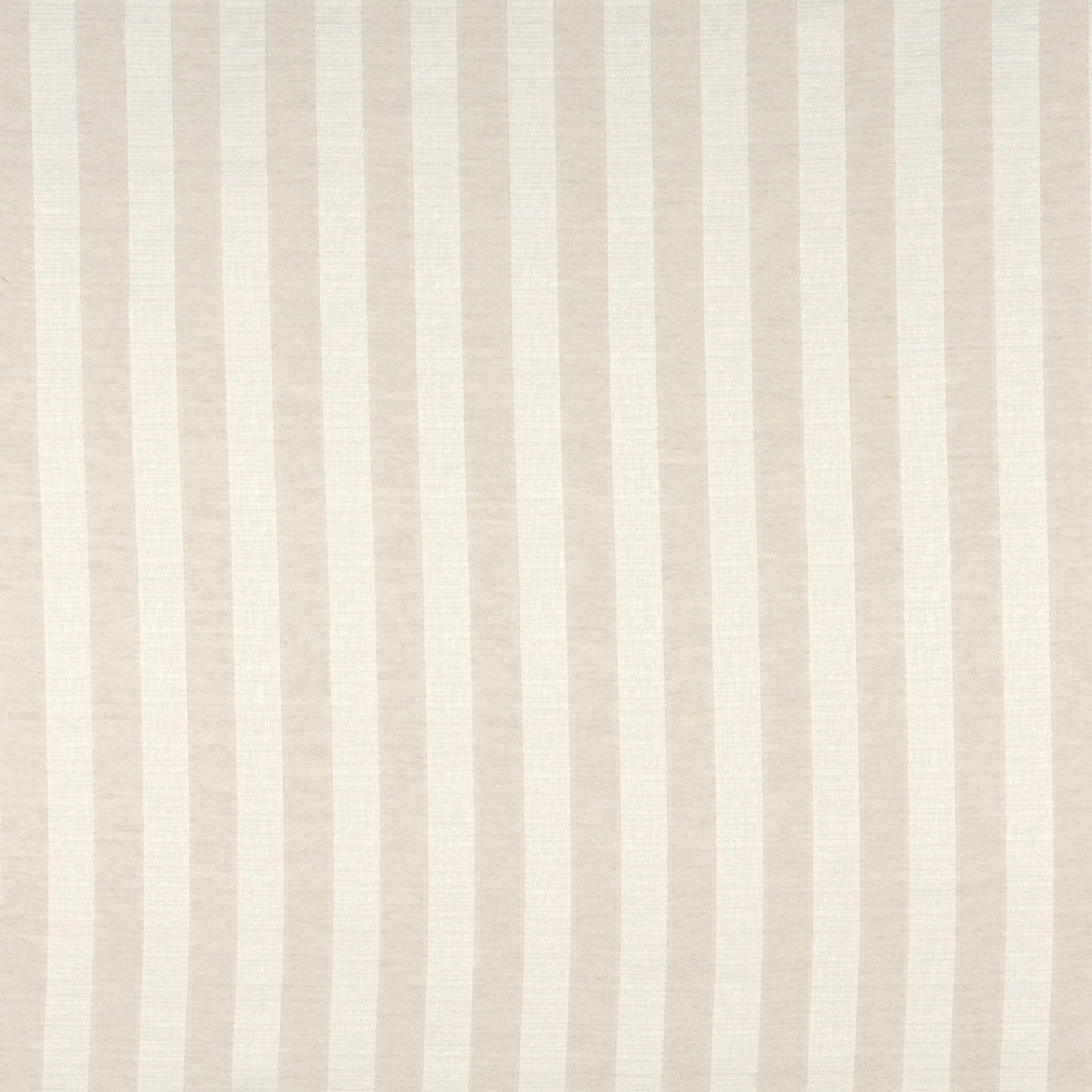 Beige And Off White Two Toned Striped Upholstery Fabric By The