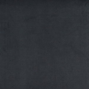 Navy Blue Thin Solid Corduroy Striped Upholstery Velvet Fabric