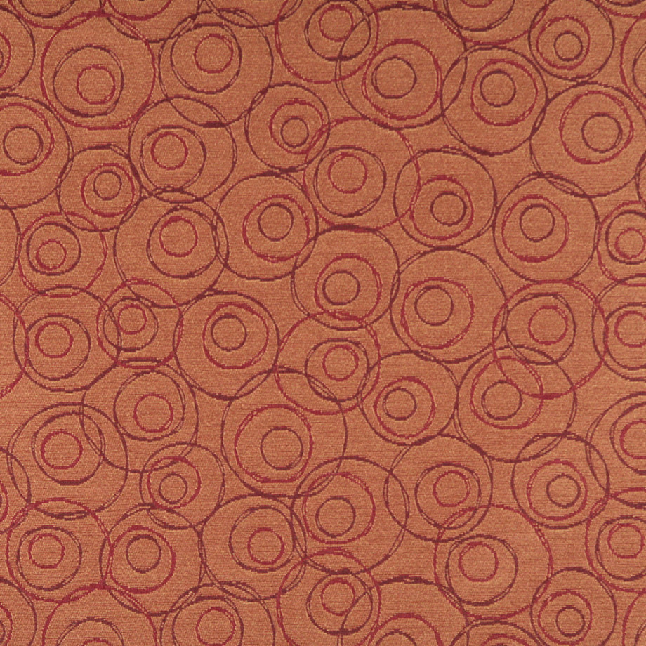 Orange, Red And Burgundy Contract Upholstery Fabric By The Yard