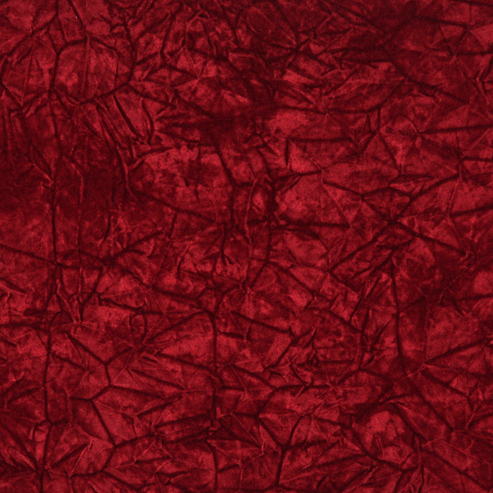 Kovi Fabrics Burgundy Crushed Velvet Upholstery Fabric