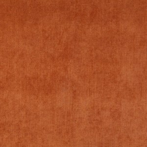 Copper Red, Solid Woven Velvet Upholstery Fabric By The Yard