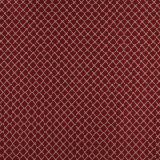 Burgundy And Beige Diamond Jacquard Woven Upholstery Fabric By The Yard