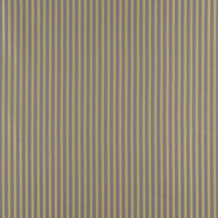 Blue And Gold Thin Striped Jacquard Woven Upholstery Fabric By The Yard