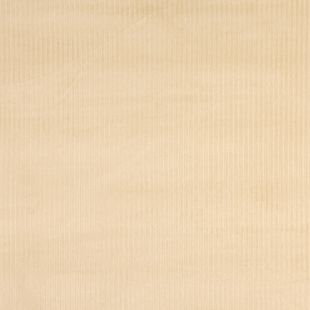 Tan Corduroy Striped Velvet Upholstery Fabric By The Yard