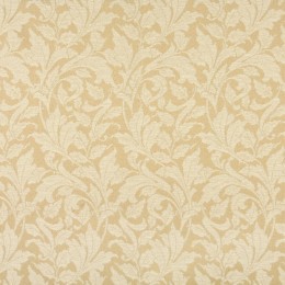 Beige, Floral Leaf Outdoor Indoor Woven Fabric By The Yard