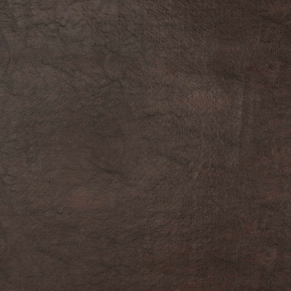 Brown Textured Faux Leather Fabric