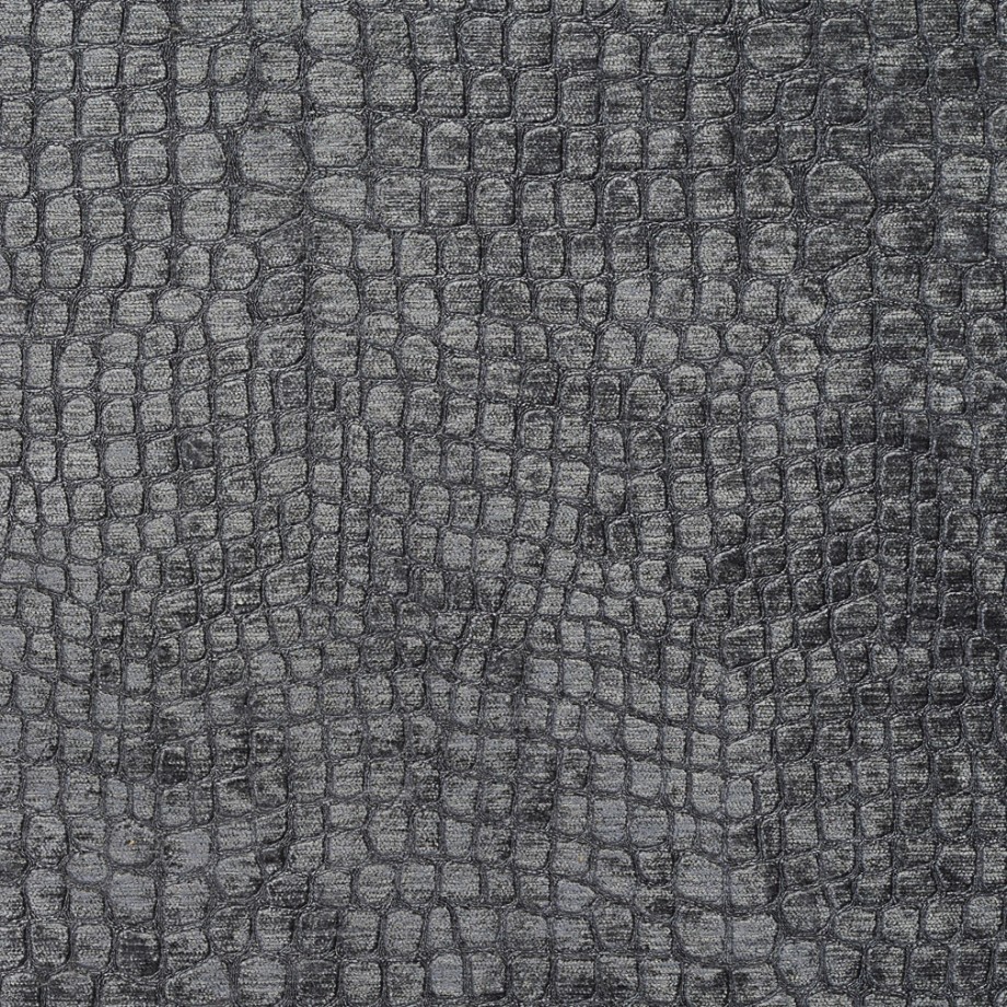 A0151U Grey Textured Alligator Shiny Woven Velvet Upholstery Fabric By ...