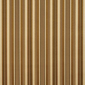 Gold And Brown Shiny Thin Striped Silk Look Upholstery Fabric By The Yard