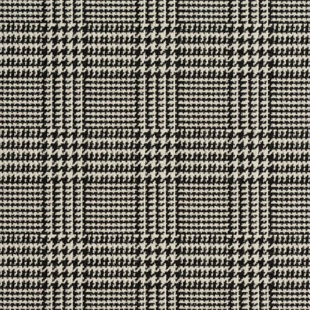 A940 Classic Black And White Houndstooth Woven Jacquard Upholstery Fabric