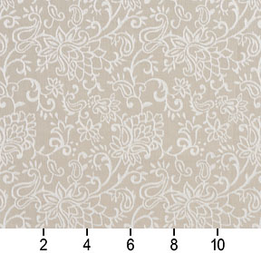 Velvet Jacquard 170 x 140 cm decorative fabric - beige/light brown glossy,  noble and high quality