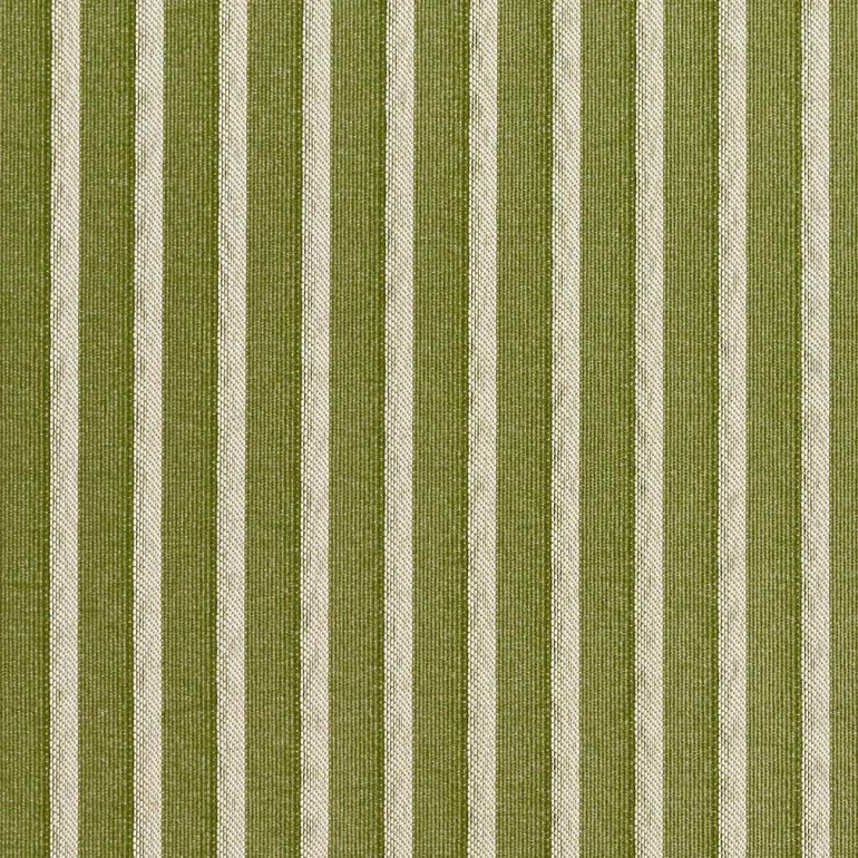 Light Green, Striped Jacquard Woven Upholstery Fabric By The Yard