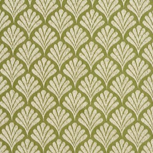 Light Green, Fan Jacquard Woven Upholstery Fabric By The Yard