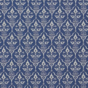 Navy Blue, Diamond Cameo Jacquard Woven Upholstery Fabric By The Yard