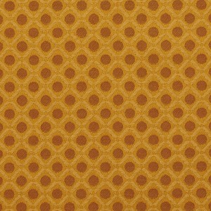 Gold And Brown Polka Dot Diamond Contract Grade Upholstery Fabric By The Yard