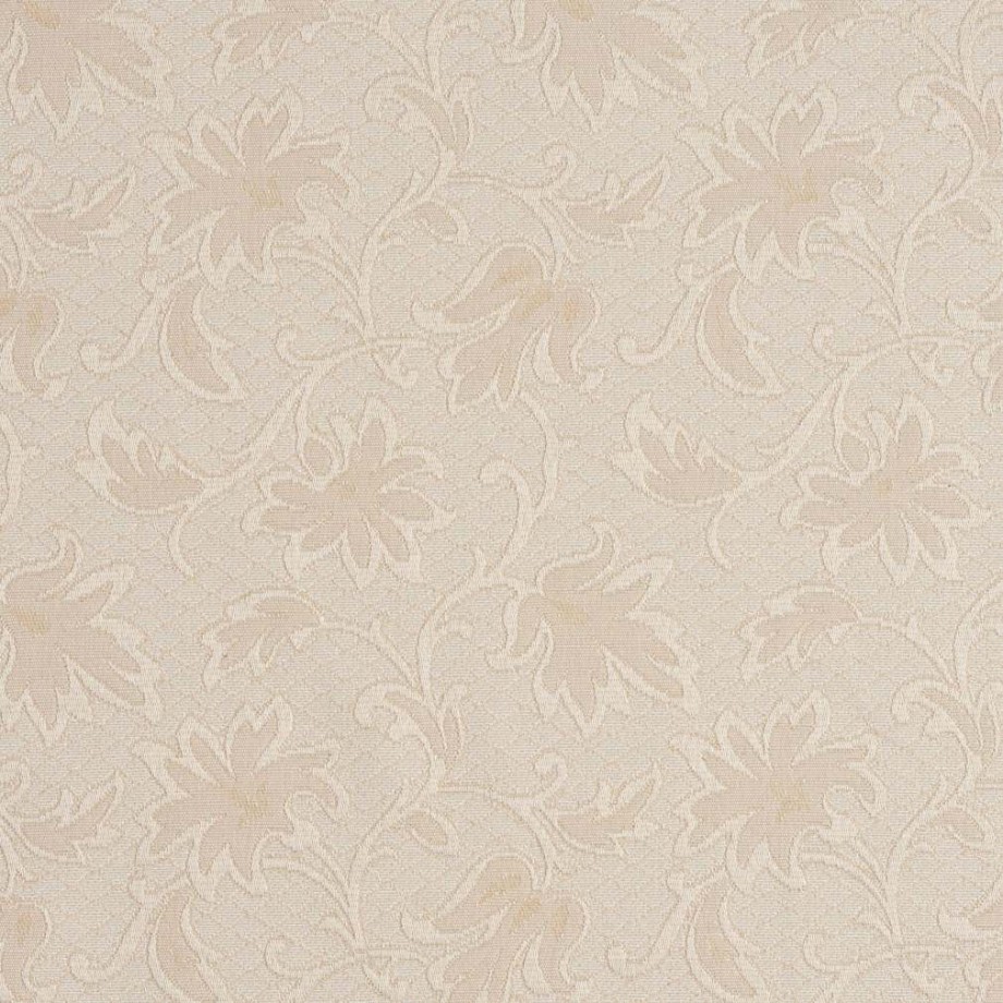 Ivory White, Pineapple Jacquard Woven Upholstery Grade Fabric By The Yard