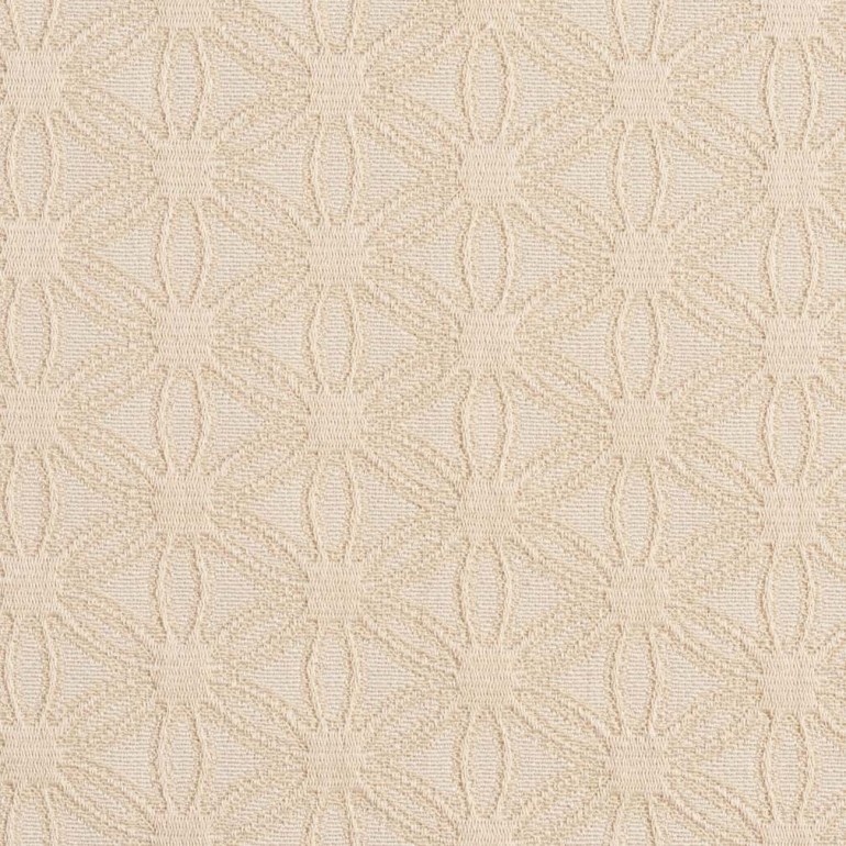 Off White, Pineapple Jacquard Woven Upholstery Grade Fabric By The Yard