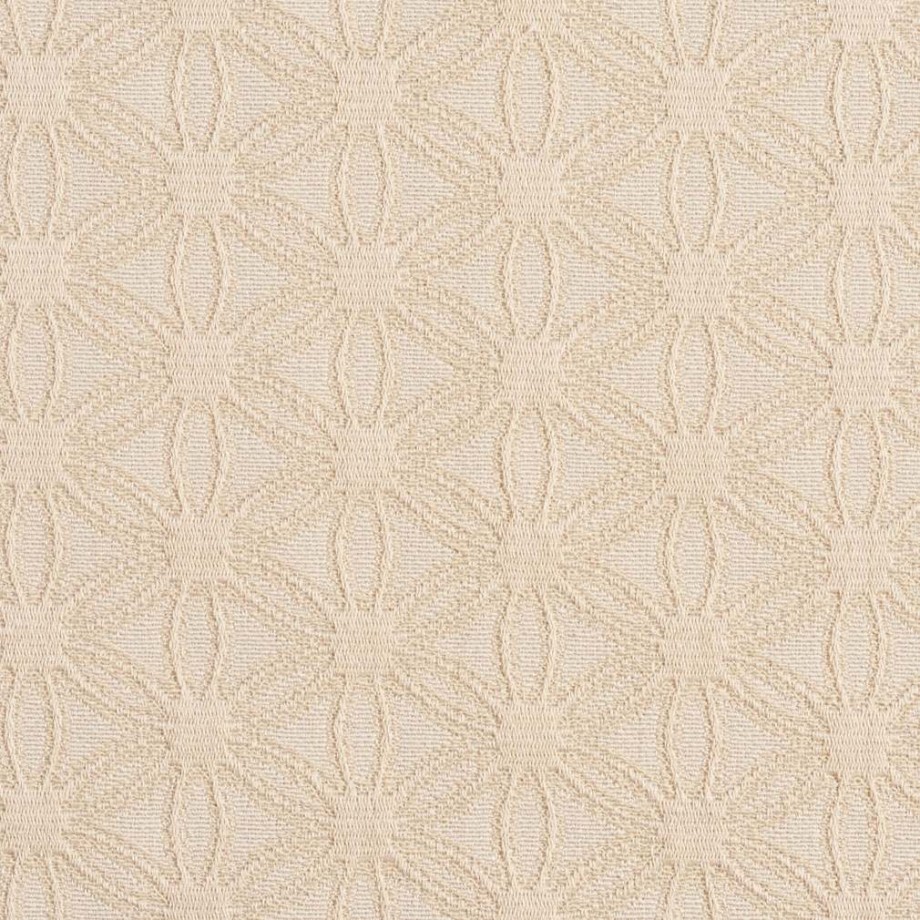 Off White, Pineapple Jacquard Woven Upholstery Grade Fabric By The Yard