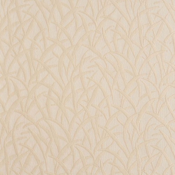 Off White, Grassy Meadow Jacquard Woven Upholstery Grade Fabric By The Yard