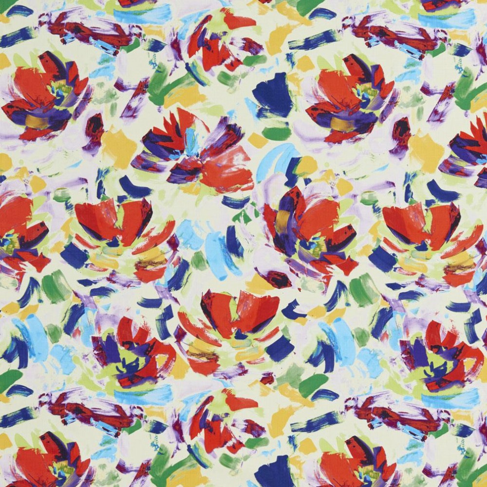 B0440A Rainbow Contemporary Vibrant Abstract Patterned Print Upholstery ...