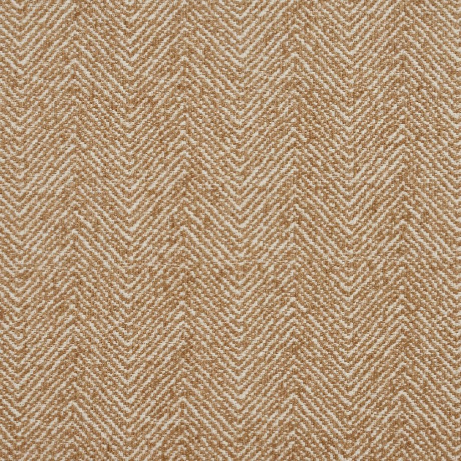 E735 Camel Herringbone Woven Textured Upholstery Fabric