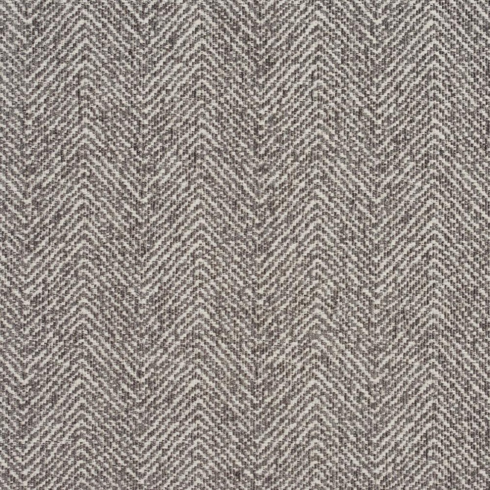 E736 Grey Herringbone Woven Textured Upholstery Fabric