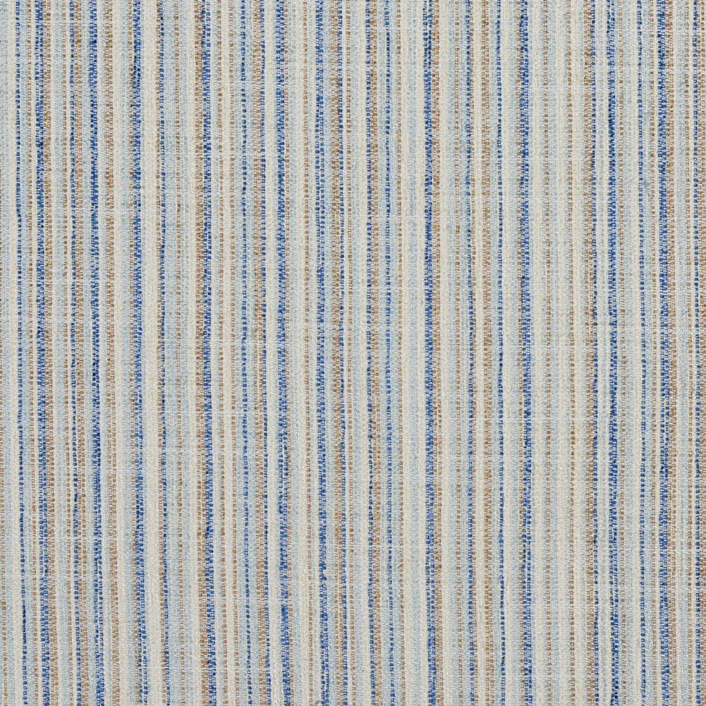 NEW Designer Striped Upholstery & Drapery Fabric - Gold and Gray