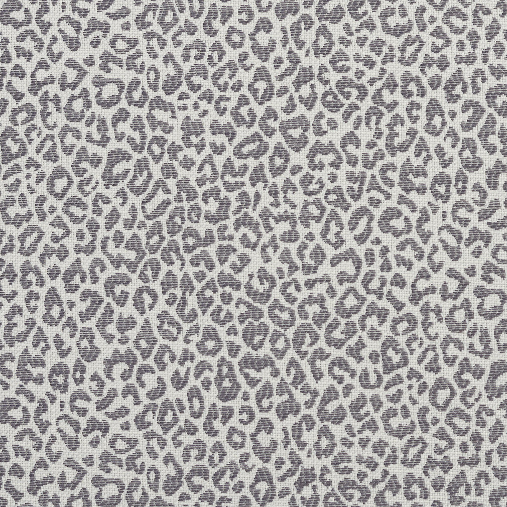 A593 Grey Leopard Woven Textured Upholstery Fabric