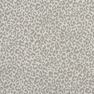 A594 Light Grey Leopard Woven Textured Upholstery Fabric