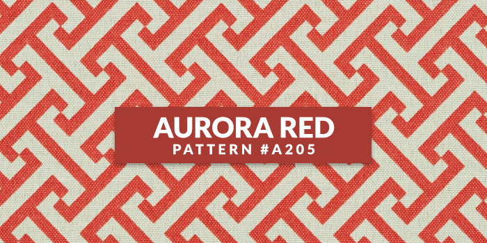 Aurora Red Pantone Fabric