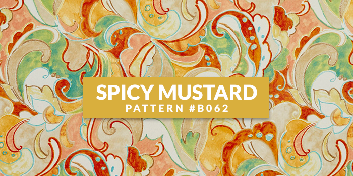 Spicy Mustard Pantone Fabric